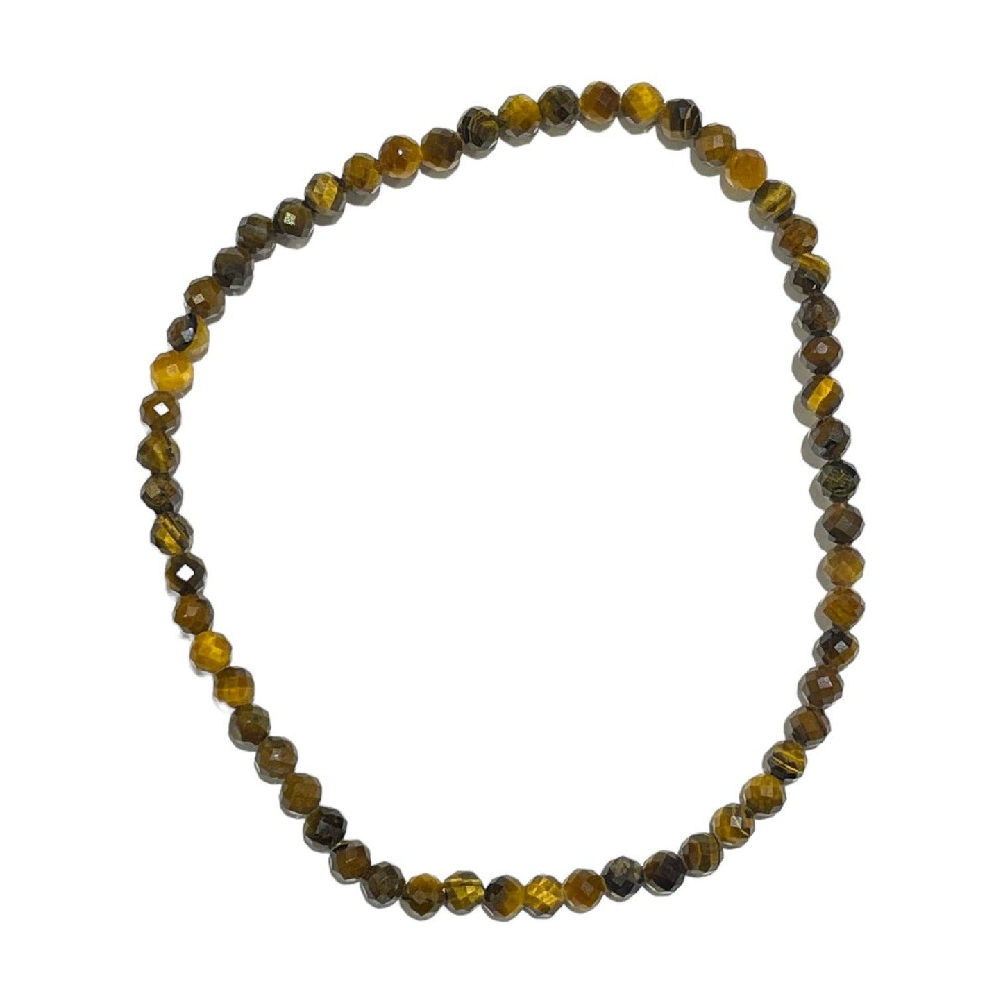 Armband Tigerauge facettiert 3mm - "Stein der Stärke"