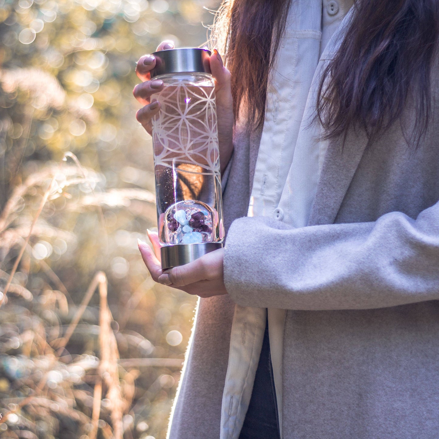 Trinkflasche ViA flower of life