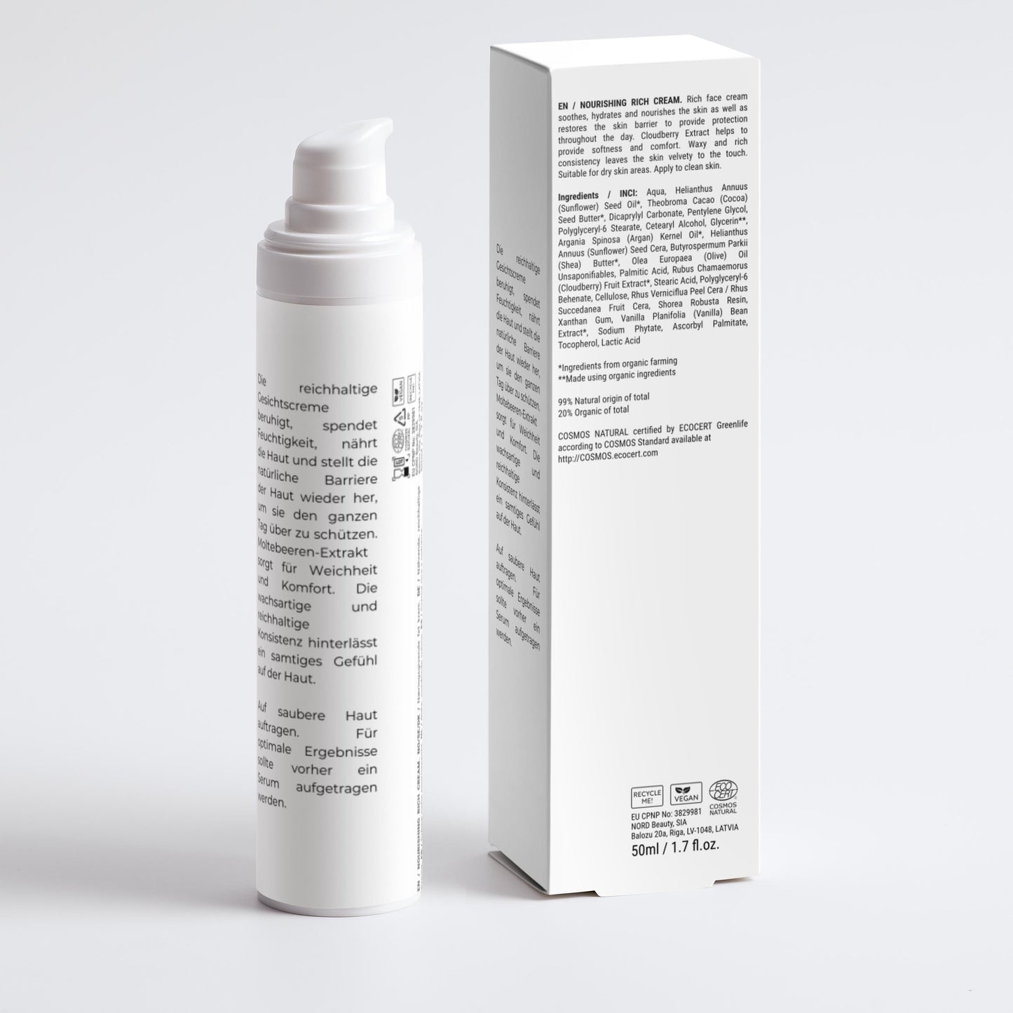 🧴 nährende, reichhaltige Creme