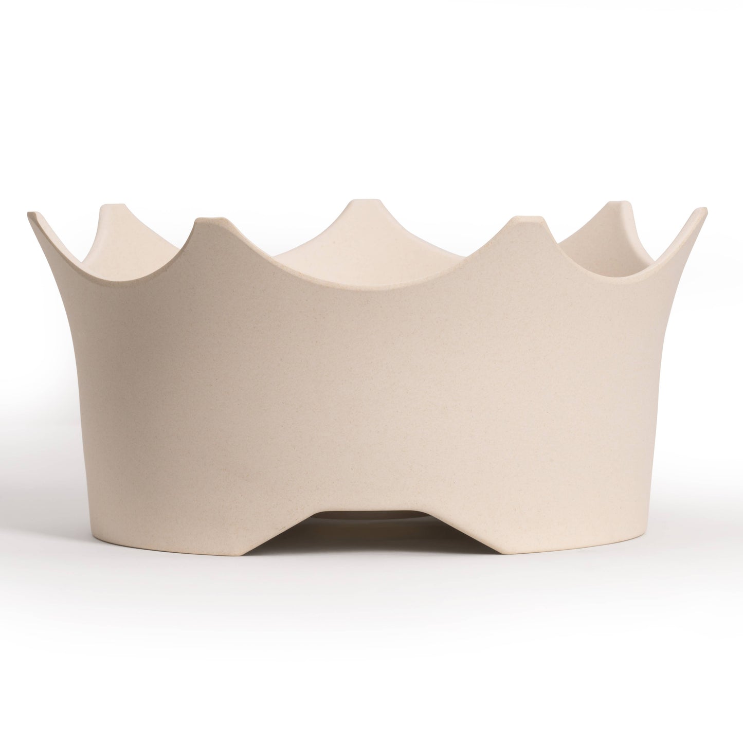 Wasserschale crown juwel  für Hund & Katze - Naturweiß