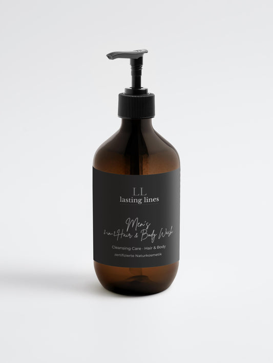 lasting lines - Zertifizierte Naturkosmetik - Men's 2-in-1 Hair & Body Wash