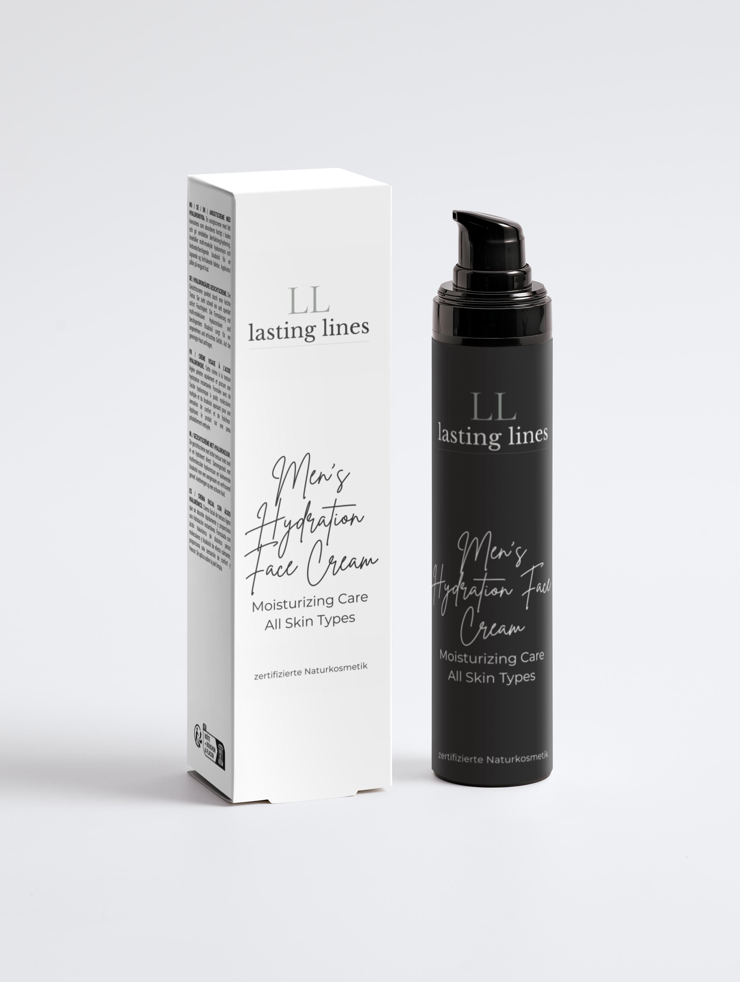 lasting lines - Zertifizierte Naturkosmetik - Men's Hydration Face Cream - Moisturizing Care