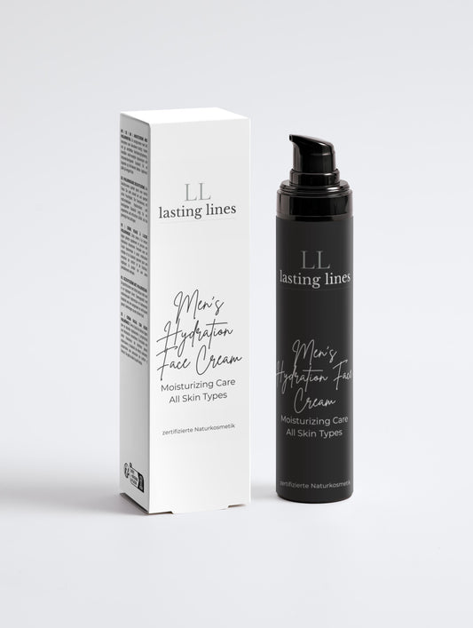 lasting lines - Zertifizierte Naturkosmetik - Men's Hydration Face Cream - Moisturizing Care