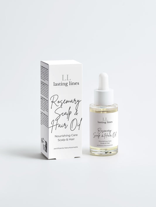 lasting lines - Zertifizierte Naturkosmetik - Rosemary Scalp & Hair Oil